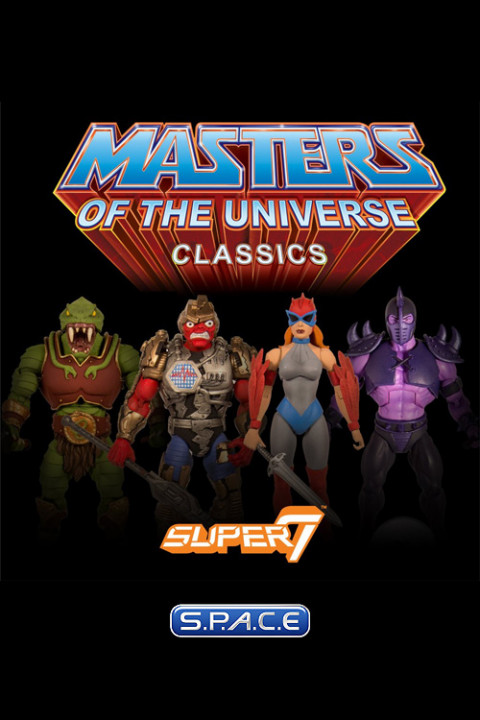 4er Komplettsatz: MOTU Collectors Choice Figures Wave 1 (MOTU Classics)