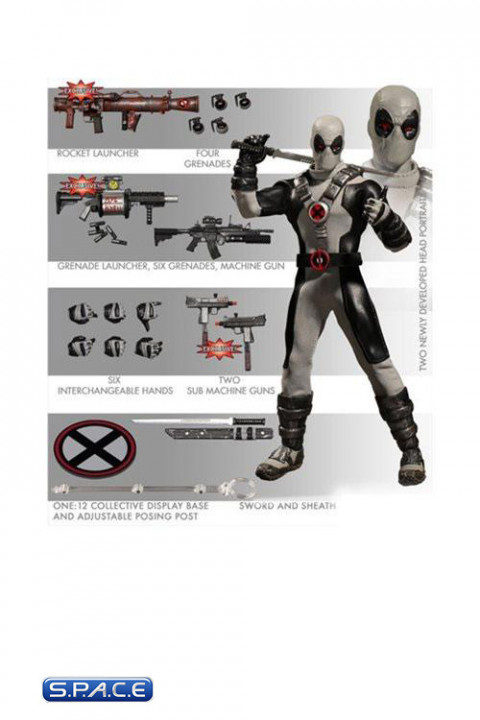 1/12 Scale X-Force Deadpool Previews Exclusive One:12 Collective (Marvel)