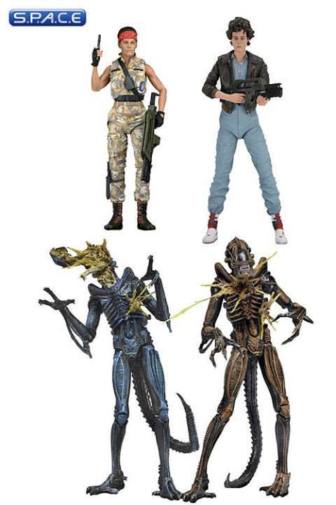 Complete Set of 4: Aliens Series 12 (Aliens)