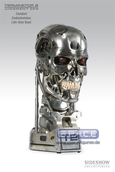 1:1 T-800 Endoskull Lifesize Bust Combat Edition (Terminator 2)