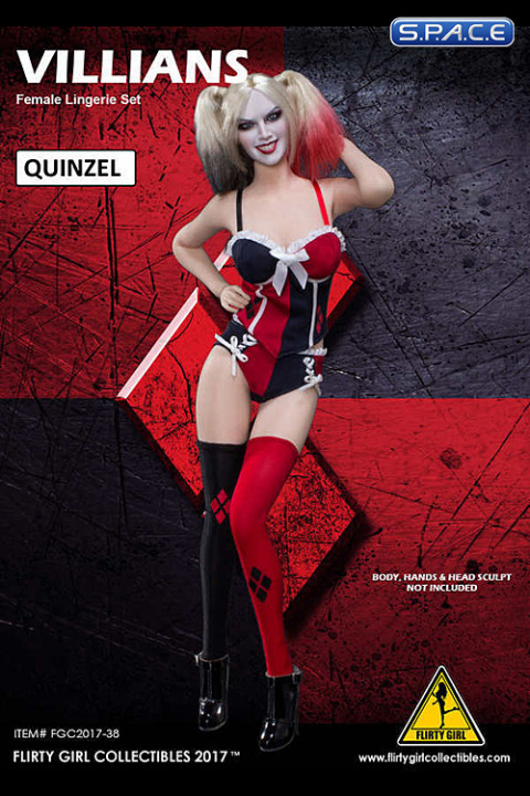 1/6 Scale Quinzel Super Hero Lingerie Set