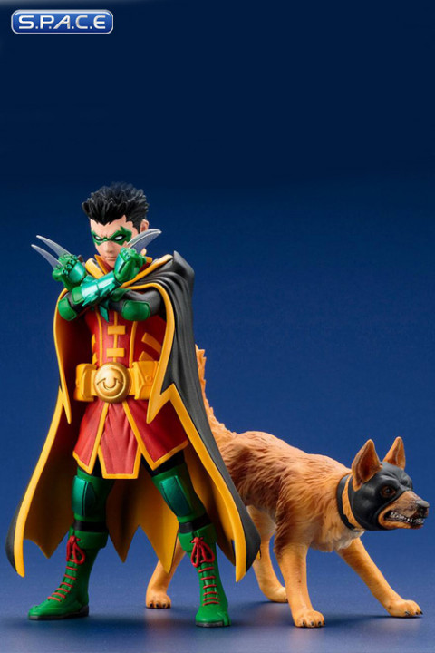 1/10 Scale Robin & Ace the Bat-Hound ARTFX+ Statue 2-Pack (DC Comics)