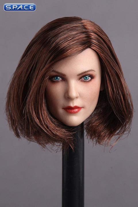 1/6 Scale Ivana Head Sculpt (short brown hair)