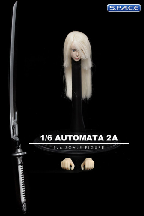 1/6 Scale Android 2A Head and Sword Set