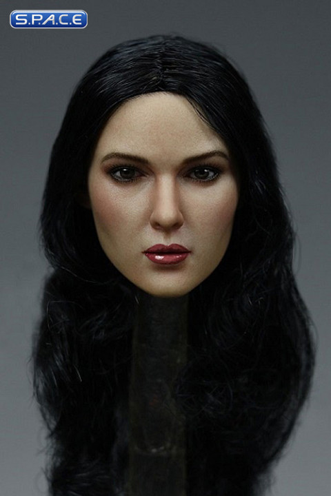 1/6 Scale Lucy Head Sculpt (long black hair)