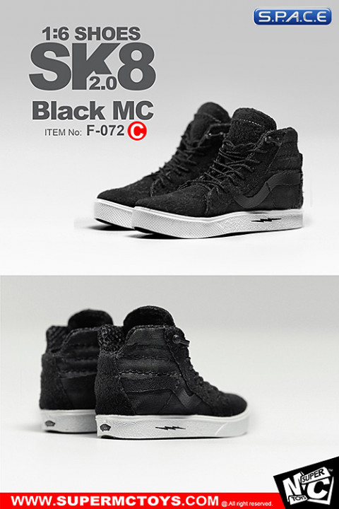 1/6 Scale Black MC Shoes