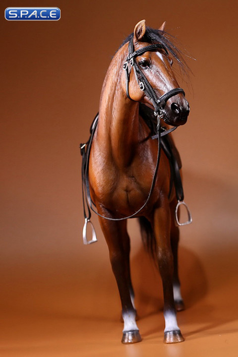 1/6 Scale brown Hanoverian Warmblood Horse