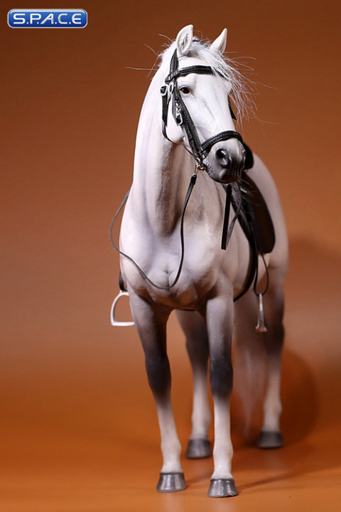 1/6 Scale white/grey Hanoverian Warmblood Horse