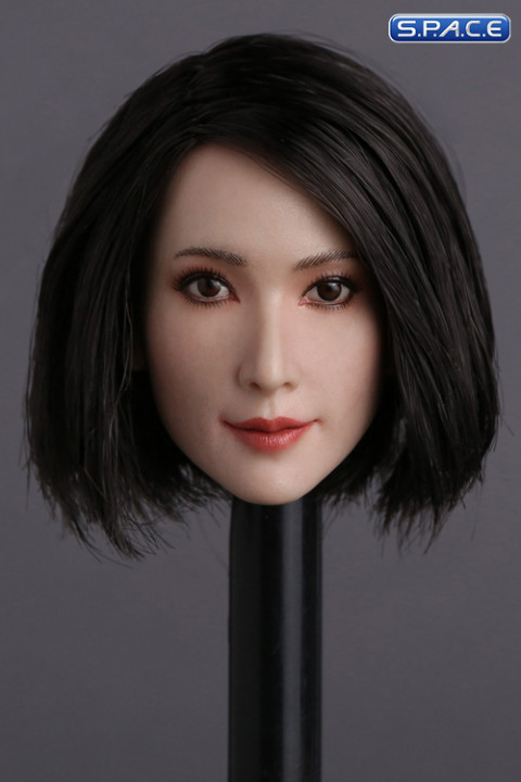 1/6 Scale Tomoko Head Sculpt (short black hair)