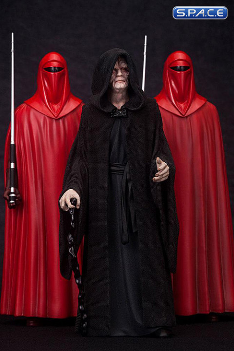 1/10 Scale Emperor Palpatine with Royal Guards ARTFX+ Statues 3-Pack (Star Wars)