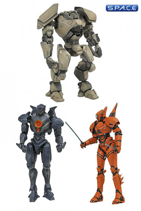 Complete Set of 3: Pacific Rim: Uprising Select Series 1 (Pacific Rim: Uprising)