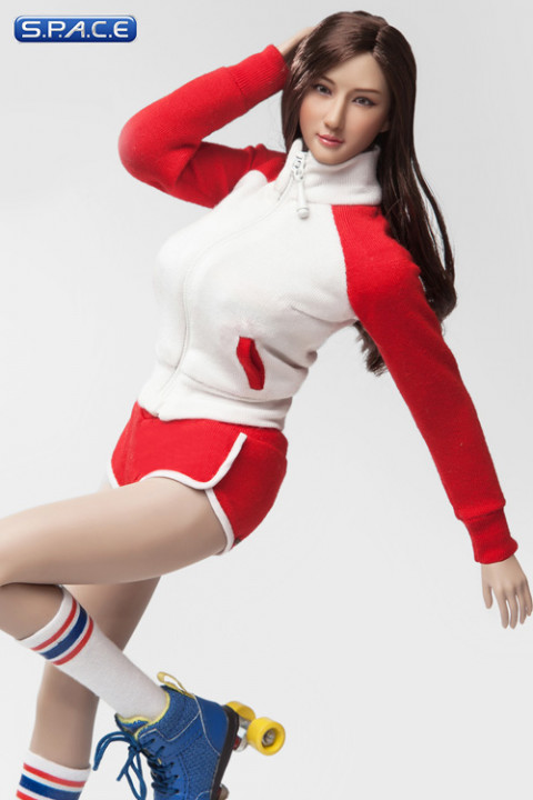 1/6 Scale red Roller Girl Set
