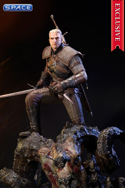 1/4 Scale Geralt of Rivia Exclusive Version Premium Masterline Statue (The Witcher 3: Wild Hunt)