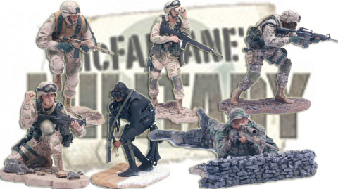 Complete Set of 6: McFarlanes Military Redeployed