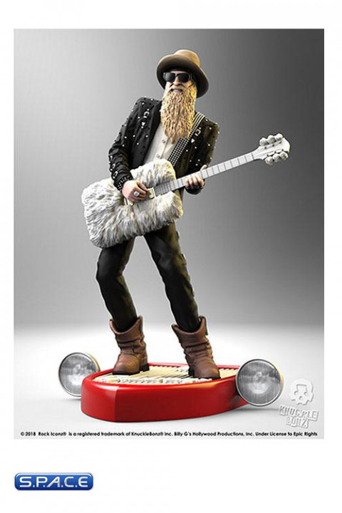 Billy F Gibbons Rock Iconz Statue (ZZ Top)