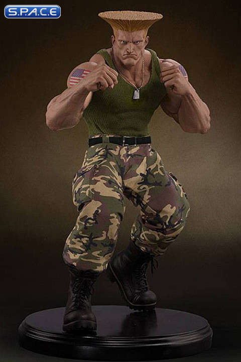 1/4 Scale Guile Mixed Media Statue (Street Fighter)