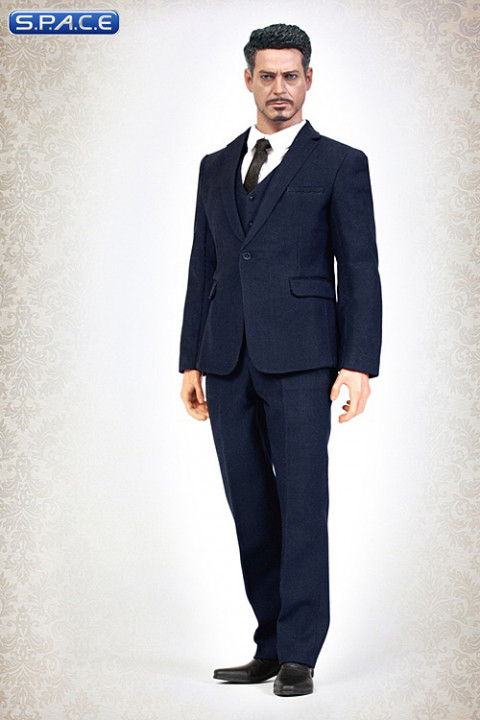 1/6 Scale blue three-piece-Suit Set