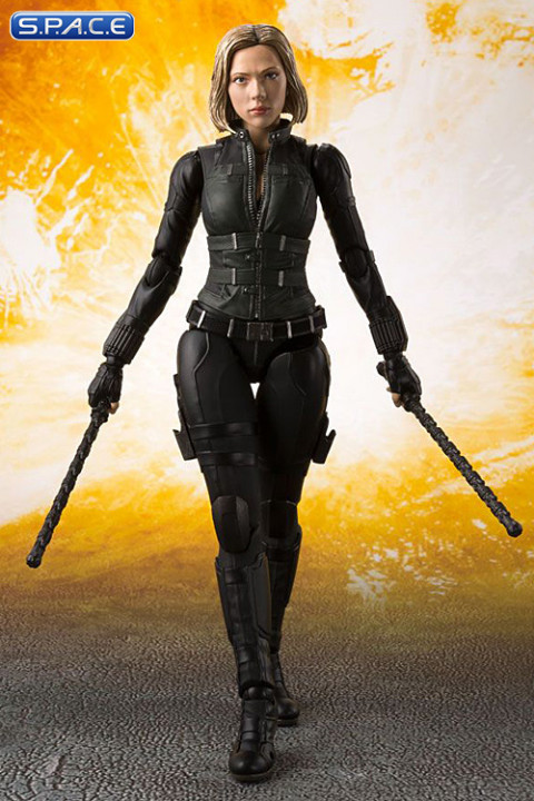 S.H.Figuarts Black Widow with Tamashii Effect Explosion (Avengers: Infinity War)