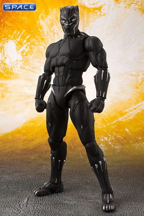 S.H.Figuarts Black Panther with Tamashii Effect Rock (Avengers: Infinity War)