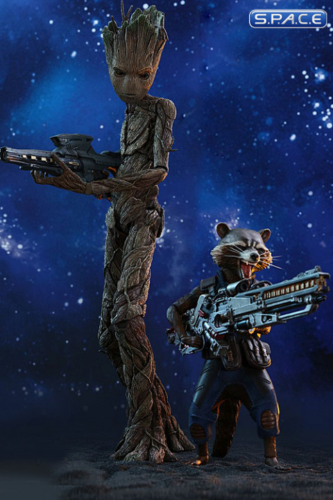 1/6 Scale Groot & Rocket Movie Masterpiece Set MMS476 (Avengers: Infinity War)