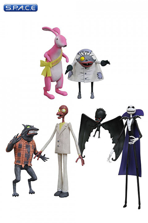Complete Set of 3: Nightmare before Christmas Select Series 5 (Nightmare before Christmas)
