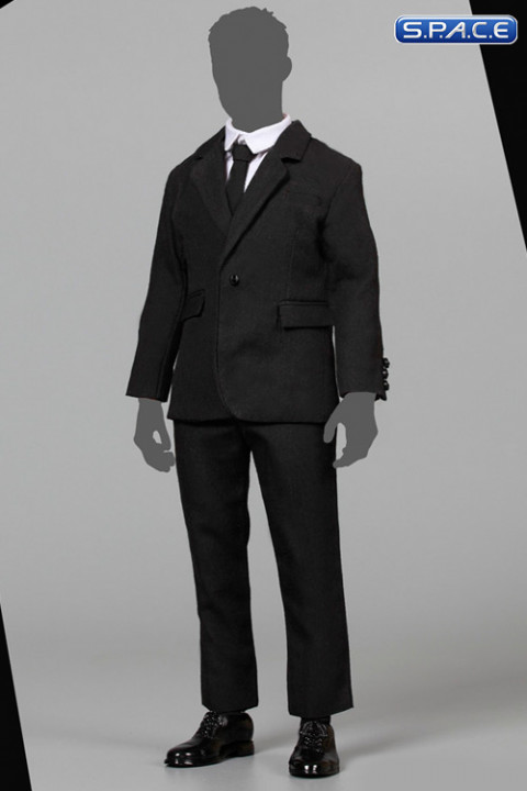 1/6 Scale Slim Suit Set black