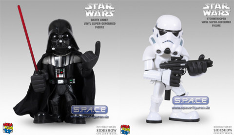 Set of 2 : Darth Vader und Stormtrooper Super Deformed