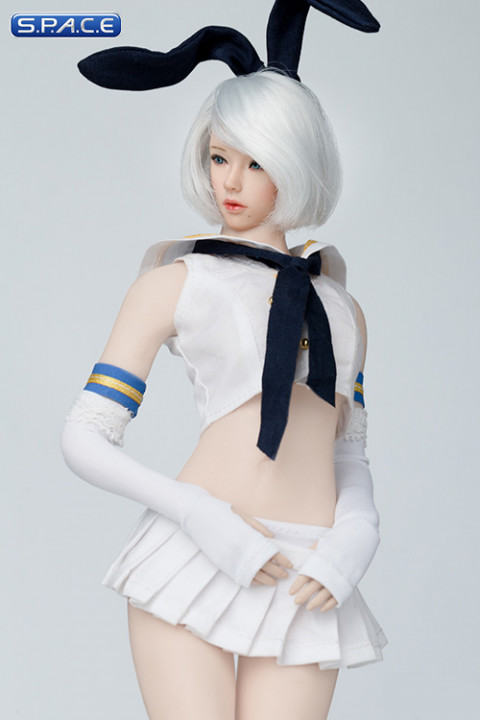 1/6 Scale Sailor Bunny Suit Set white