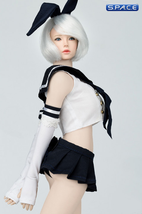 1/6 Scale Sailor Bunny Suit Set black
