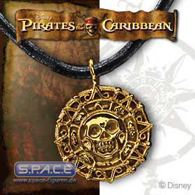 Aztec Coin Necklace Mini Replica (Pirates of the Caribbean)