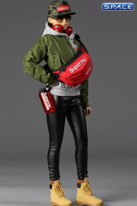 1/6 Scale Womens Street Style Flight Jacket Set