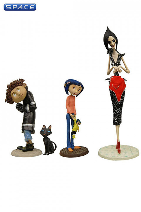 Coraline PVC Figure 4-Pack (Coraline)