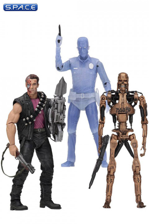 Set of 3: Terminator 2 Kenner Tribute Series 1 (Terminator 2)