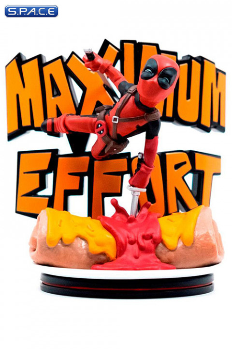 Deadpool Maximum Effort Q-Fig MAX Diorama