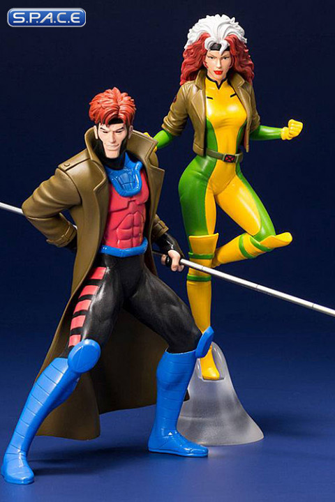 1/10 Scale Gambit & Rogue from X-Men 92 (Marvel)