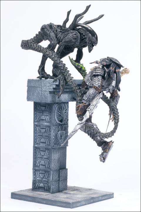 Alien attacks Predator Playset (Alien vs. Predator Series 2)