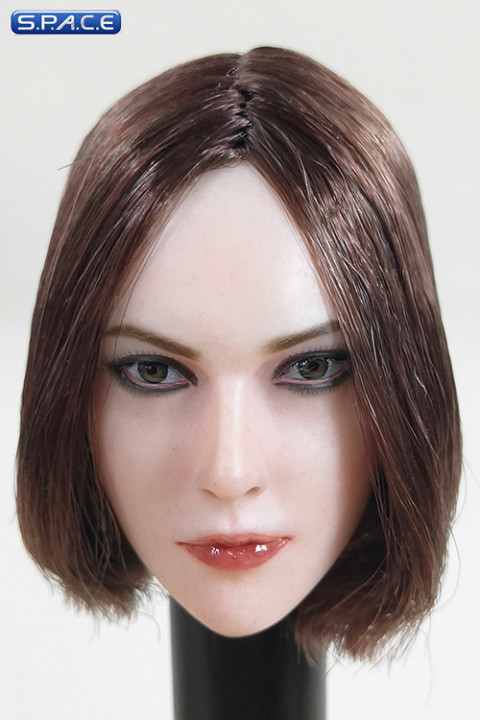 1/6 Scale Agnieszka Head Sculpt (short brunette hair)
