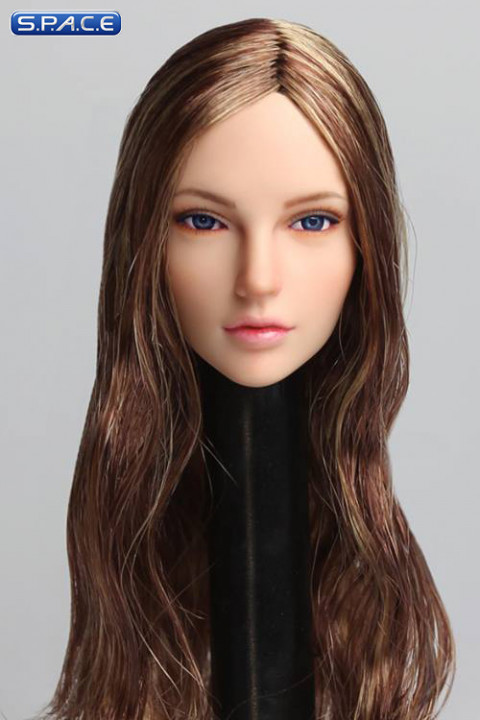 1/6 Scale Cynthia Head Sculpt (light brown Hair)