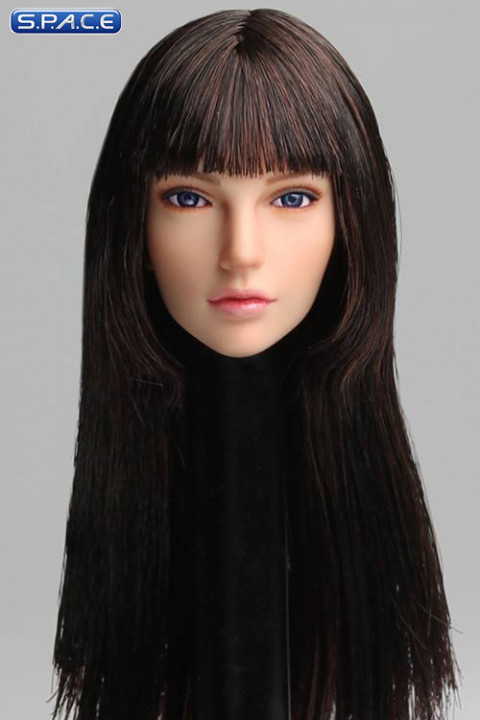 1/6 Scale Cynthia Head Sculpt (dark brown Hair)