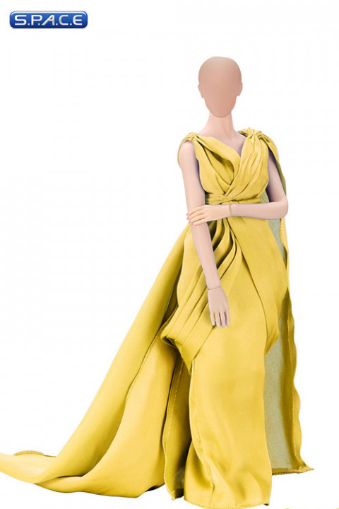 1/6 Scale yellow Full Evening Dress