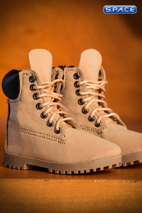 1/6 Scale beige male Boots