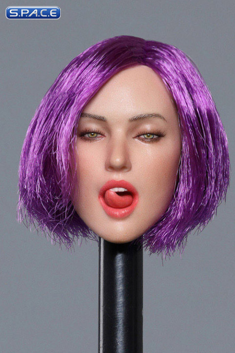 1/6 Scale Sophie Head Sculpt (purple hair)