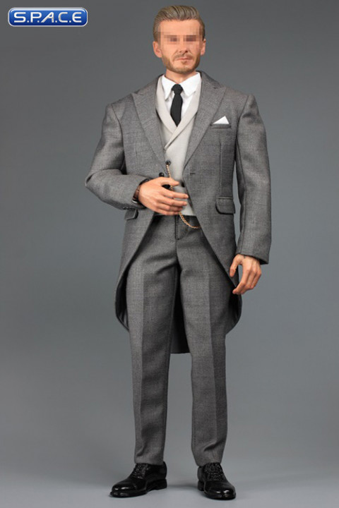 1/6 Scale light grey Gentleman Cutaway Set