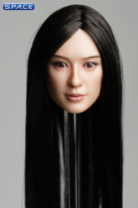 1/6 Scale Amaya Head Sculpt (long black hair)