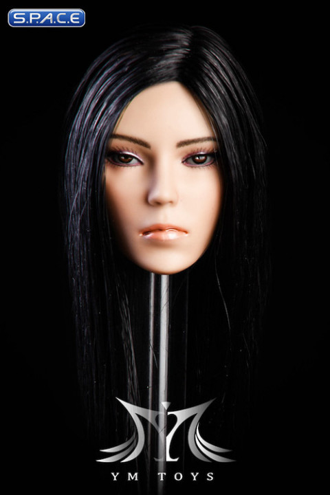 1/6 Scale Kaya Head Sculpt (long black hair)