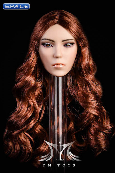 1/6 Scale Kaya Head Sculpt (long copper hair)