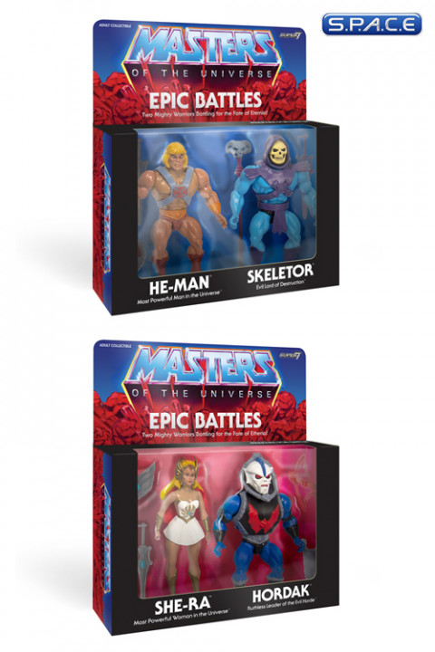 Bundle of  2: Epic Battle 2-Packs (Masters of the Universe)