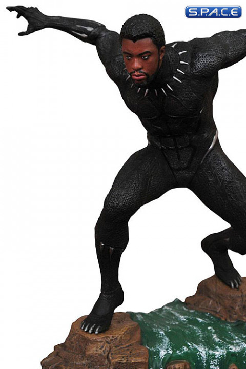 Unmasked Black Panther Marvel Movie Gallery PVC Statue (Black Panther)