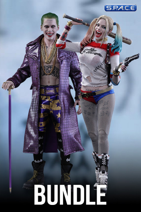 2er Bundle: Harley Quinn MMS383 & Joker MMS382 (Suicide Squad)