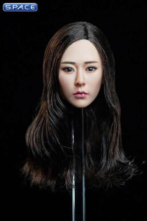 1/6 Scale  Kaiwen Head Sculpt (wavy brunette hair)